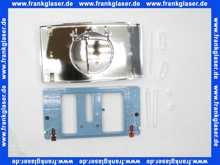Sanit Betätigungsplatte L-2Menge chrom* 16018810000