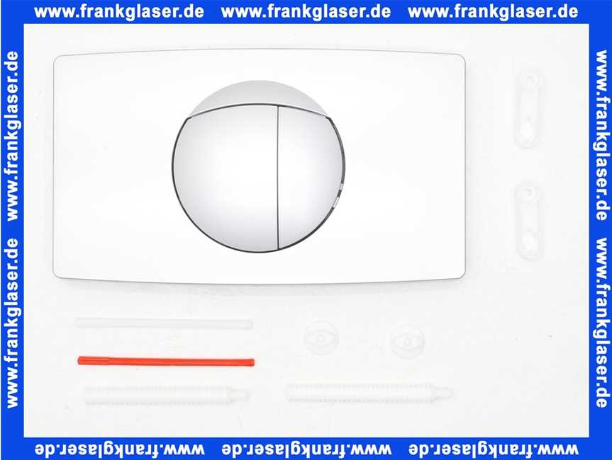 Sanit Betätigungsplatte L-2Menge mattchrom* 16018930000