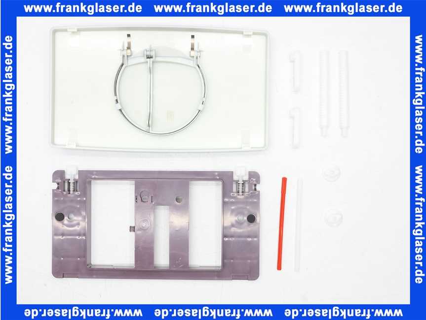 Sanit Betätigungsplatte L-2Menge mattchrom* 16018930000