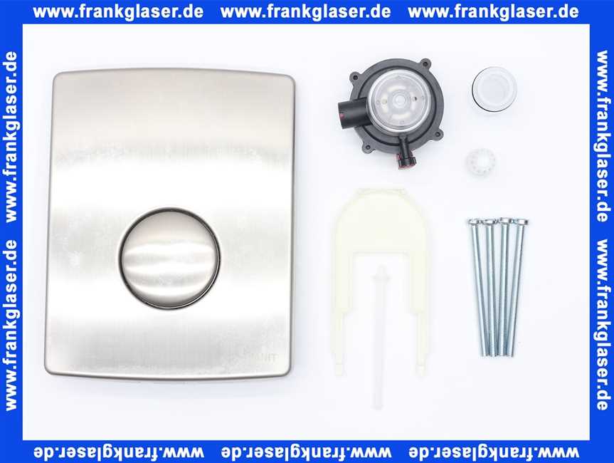 Sanit Urinal-Abdeckplatte Edelstahl gebürstet 16064000000