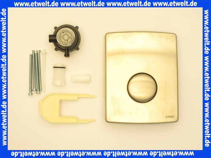 1606400 SANIT Urinal-Abdeckplatte für Urinal- Kartuschenventiltechnik, Edelstahl