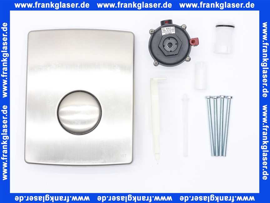 1606400 SANIT Urinal-Abdeckplatte für Urinal- Kartuschenventiltechnik, Edelstahl