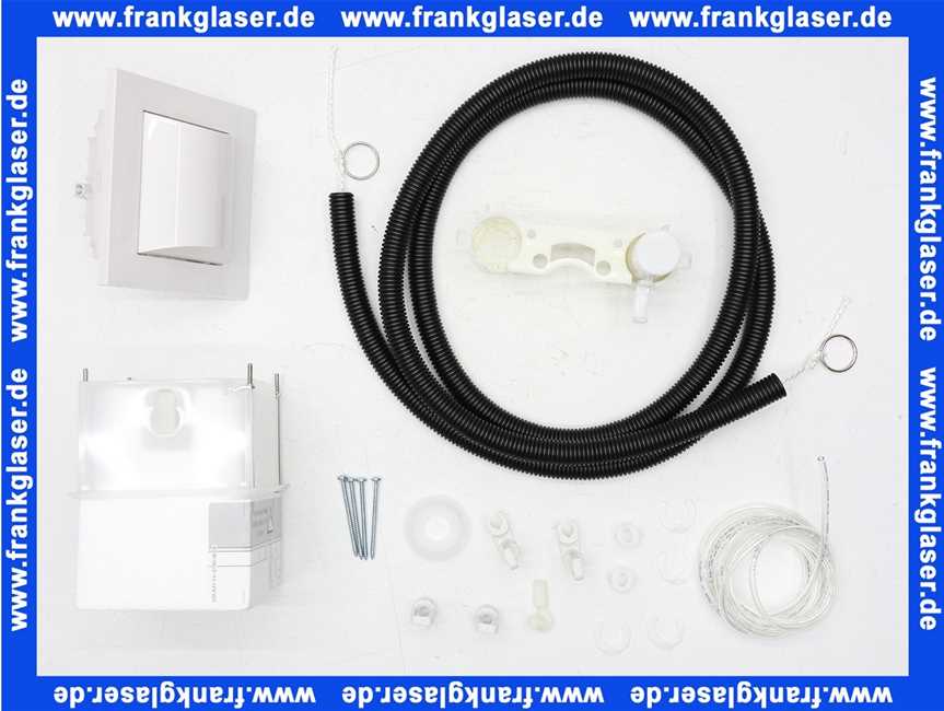 Sanit WC-Betätigung 1V pneumatisch weiß 16303010000