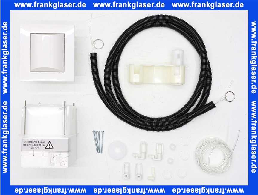 1630301 SANIT WC-Betätigung 1V, pneumatisch weiß