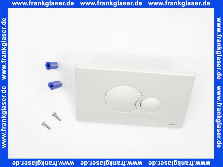 Sanit Betätigungsplatte S706 weiß 16706010000
