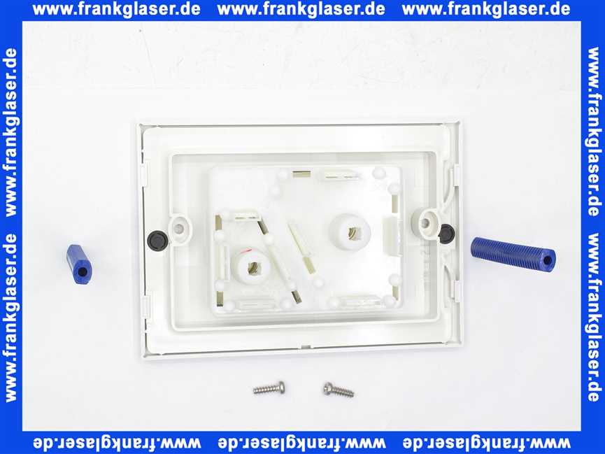 Sanit Betätigungsplatte S707 weiß 16707010000