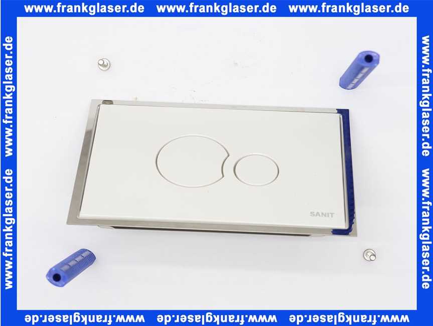 Sanit Betätigungsplatte SK706 Kunststoff weiß 16726010000