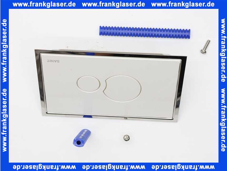 Sanit Betätigungsplatte SK706 Kunststoff weiß 16726010000