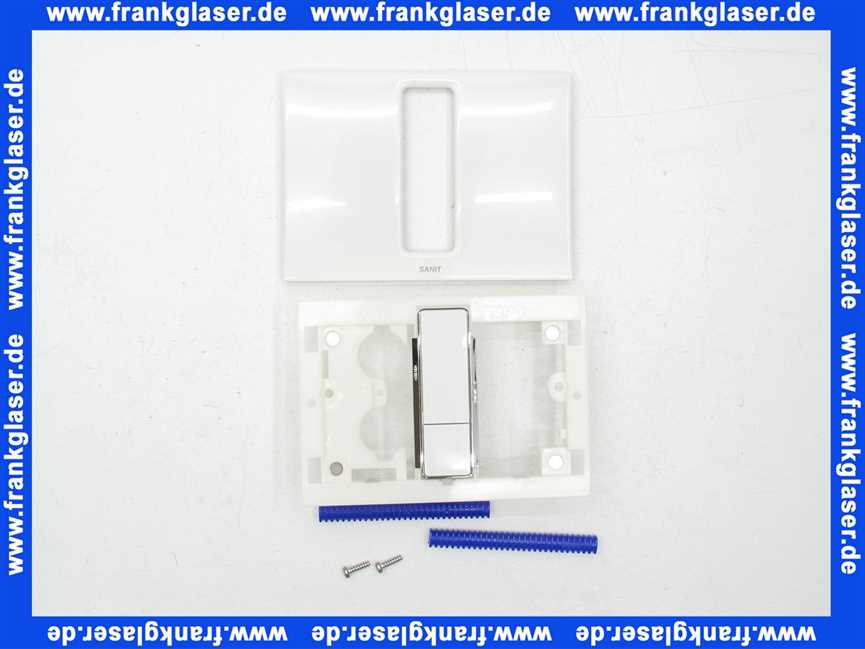 Sanit Betätigungsplatte Ineo Bright 2C weiß 16750010000