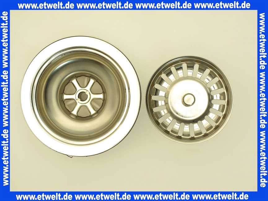 3030200 SANIT Körbchenventil 3 1/2 unver schließbar,G 1 1/2 x 114 x 63 mm