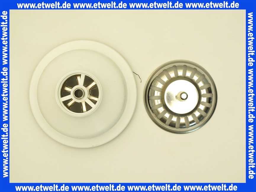 3030200 SANIT Körbchenventil 3 1/2 unver schließbar,G 1 1/2 x 114 x 63 mm