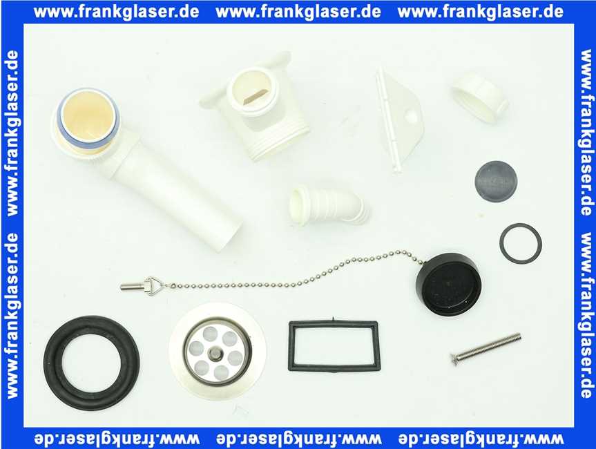 3205500 SANIT Ab-und Überlaufgarnitur mit Geräteanschluss, G 1 1/2