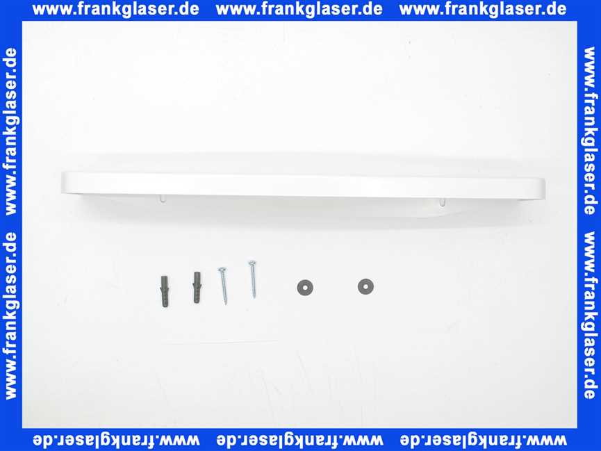 Sanit Waschtischablage 1100/1 weiß 50001010000