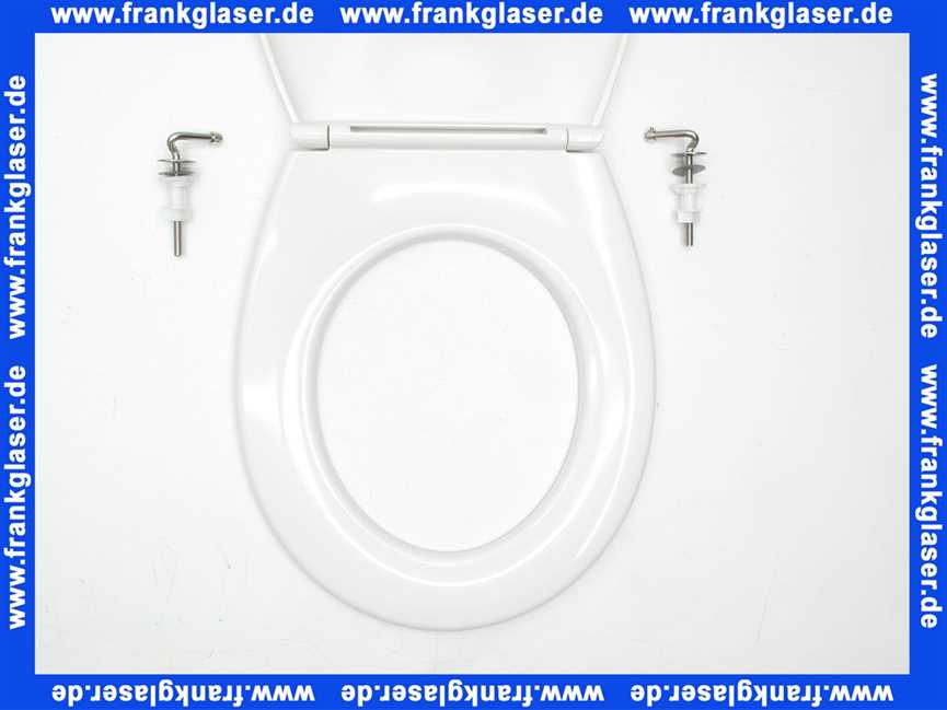 5603701 SANIT WC-Sitz 1502, Duroplast Modell Edelstahlscharniere,alpin-weiß