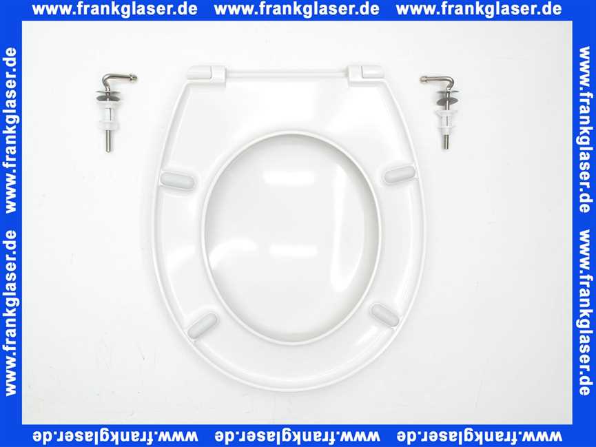 5603701 SANIT WC-Sitz 1502, Duroplast Modell Edelstahlscharniere,alpin-weiß