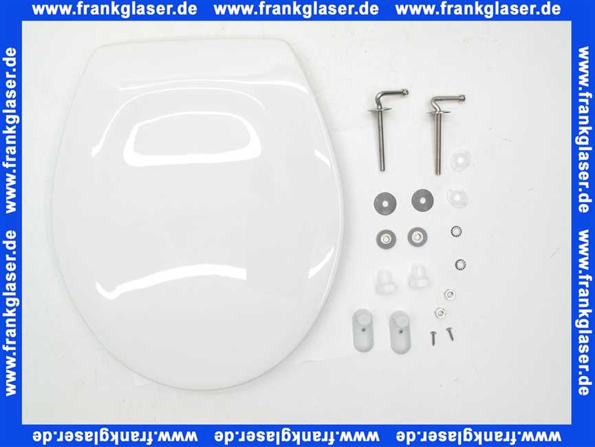 5603801 SANIT WC-Sitz 4002, Edelstahlscharnier Sicherheitsverschraubung, alpin-weiß