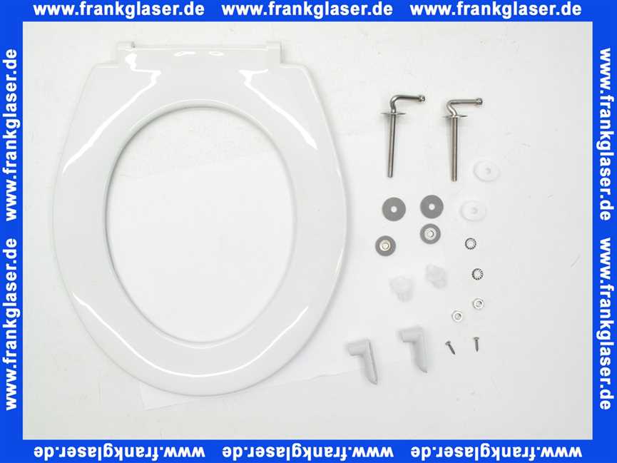 5603801 SANIT WC-Sitz 4002, Edelstahlscharnier Sicherheitsverschraubung, alpin-weiß