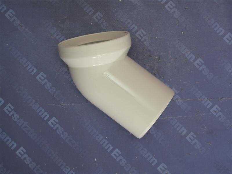 5810201 SANIT WC-Anschlussbogen 45Gr, DN 100 alpin-weiß