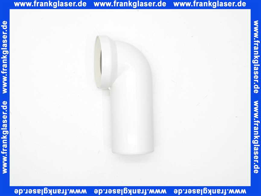 Sanit WC-Anschlussbogen 90Gr DN100 weiß 58103010000