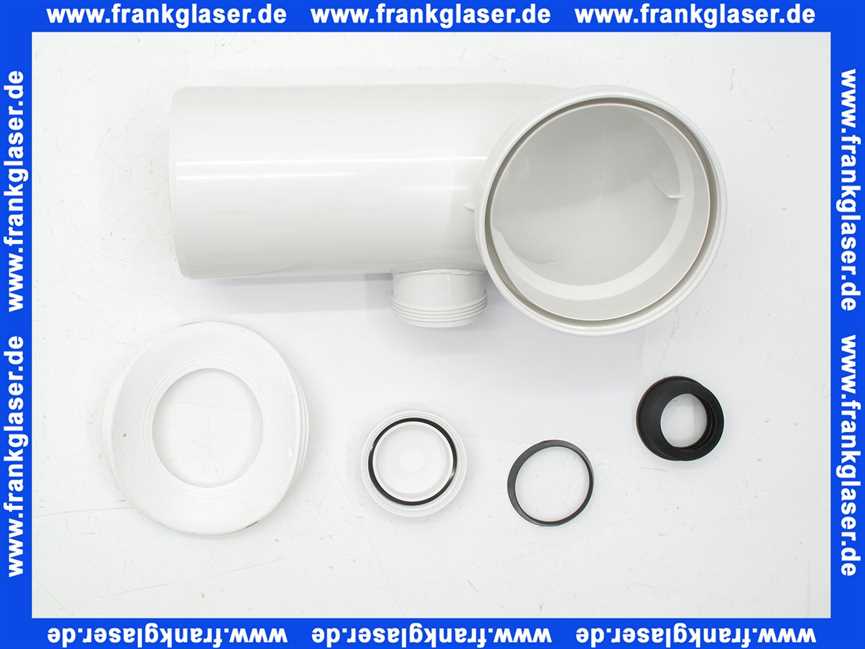 Sanit WC-Anschlussbogen 90Gr Stutzen rechts weiß 58104010000