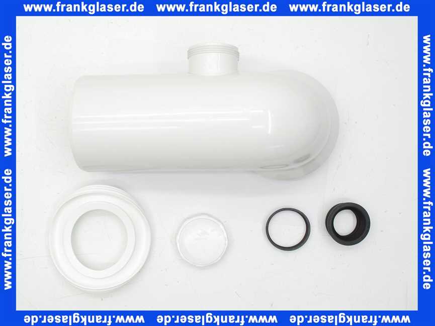 Sanit WC-Anschlussbogen 90Gr Stutzen rechts weiß 58104010000