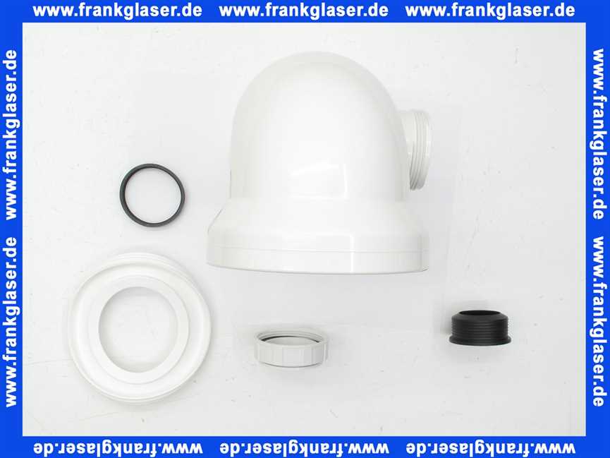 Sanit WC-Anschlussbogen 90Gr Stutzen rechts weiß 58104010000