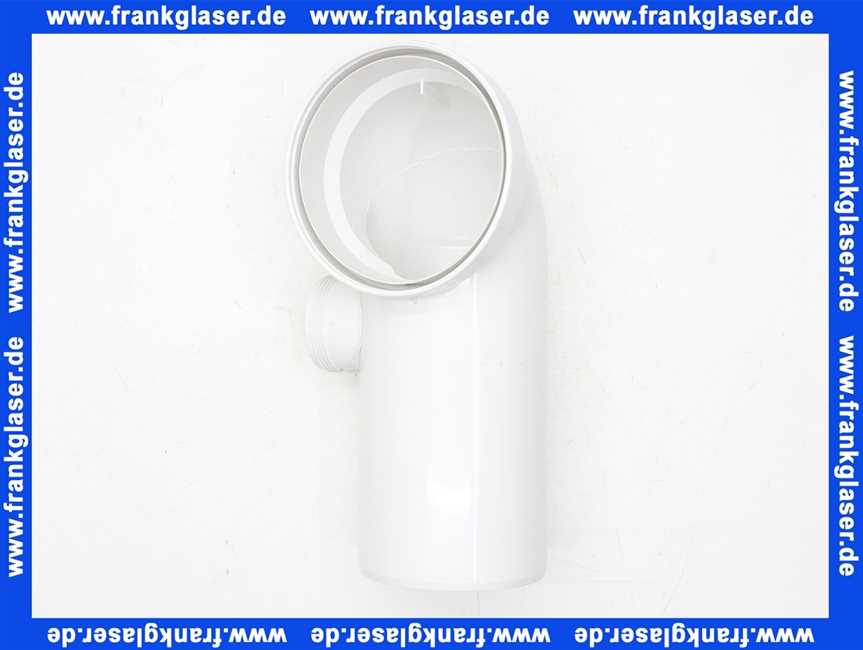 Sanit WC-Anschlussbogen 90Gr Stutzen links weiß 58105010000