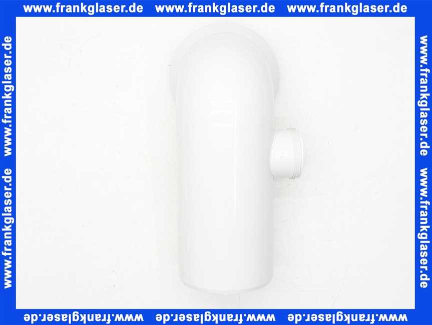 5810501 SANIT WC-Anschlussbogen 90Gr, DN 100 mit Stutzen links DN 50/56, alpin-weiß