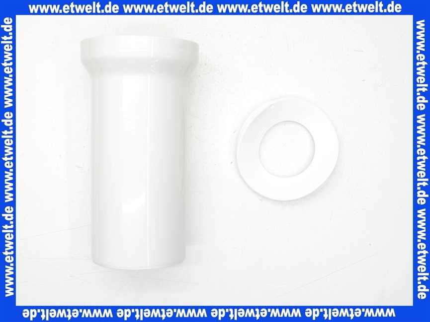 Sanit WC-Anschlussstutzen 250mm DN100 weiß 58202010000
