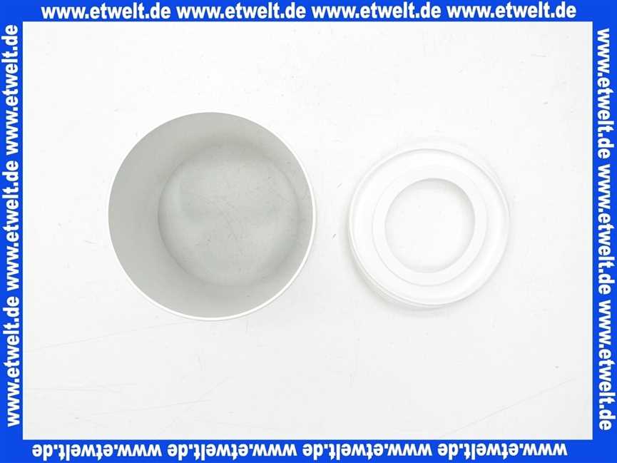 Sanit WC-Anschlussstutzen 250mm DN100 weiß 58202010000