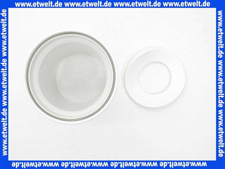 5820201 SANIT WC-Anschlussstutzen 250 mm, DN 100, alpin-weiß