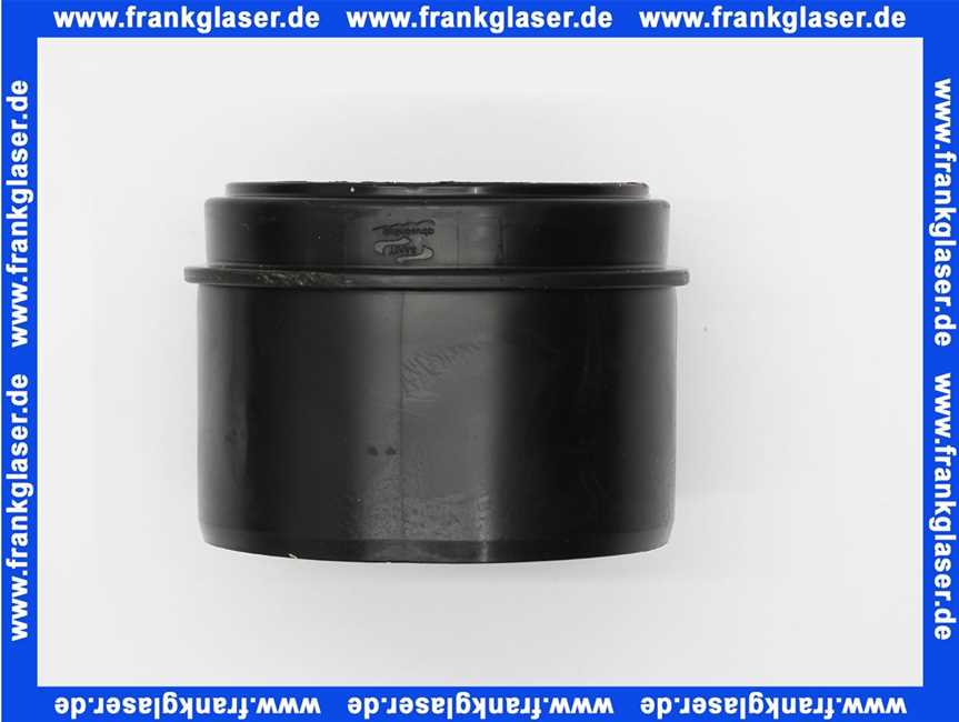 5821100 SANIT Übergangsmuffe Reduzierung Redustück DN 90/DN 100, schwarz