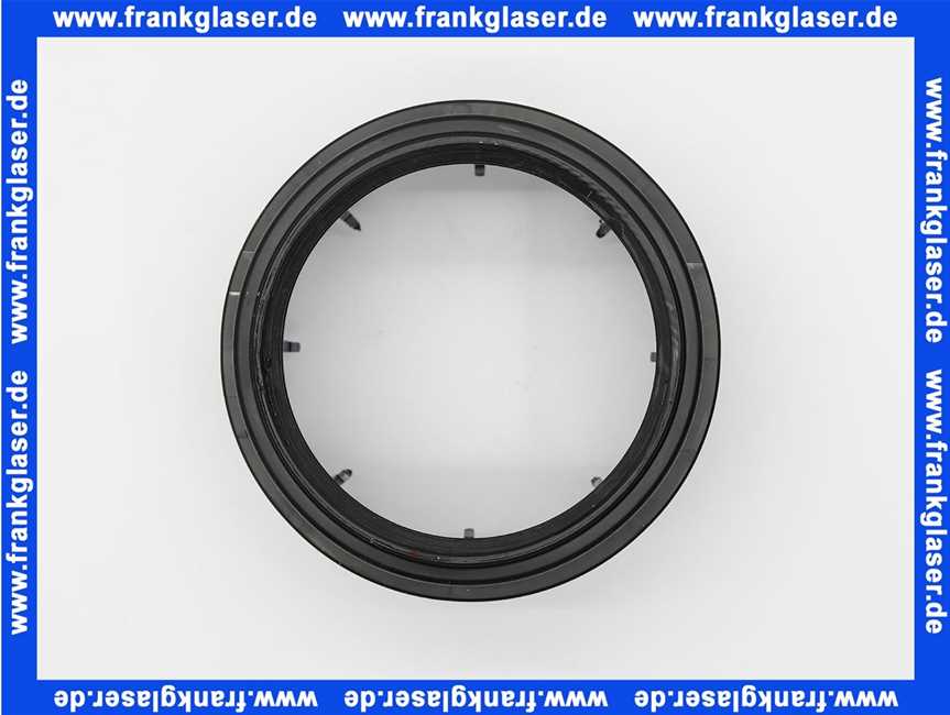 5821100 SANIT Übergangsmuffe Reduzierung Redustück DN 90/DN 100, schwarz