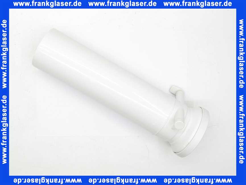 Sanit WC-Anschlussstutzen 400mm rat blocker weiß 58213010000