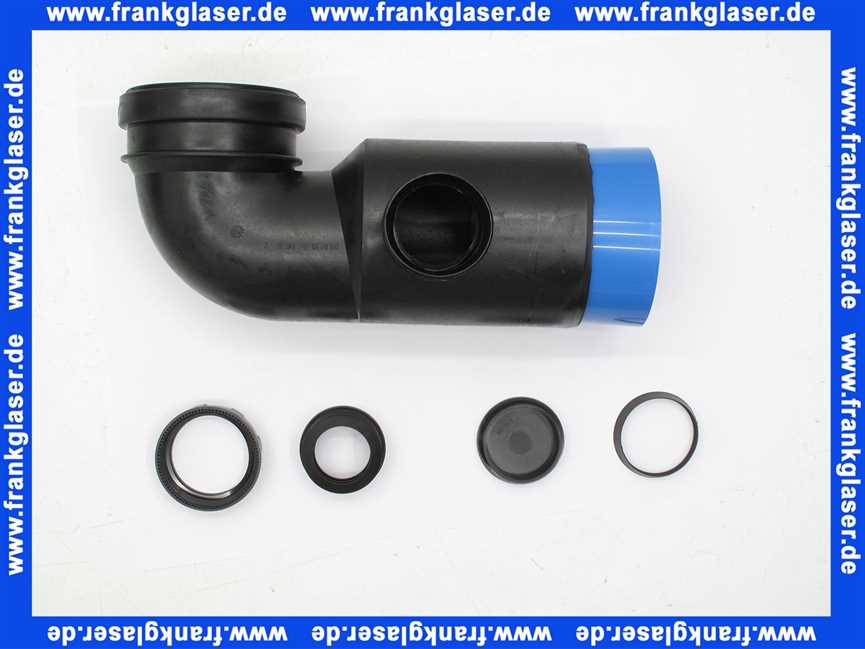 5890300 SANIT WC-Bogen 90Gr, DN 90/ DN 100 Stutzen links DN 50/56,schwarz