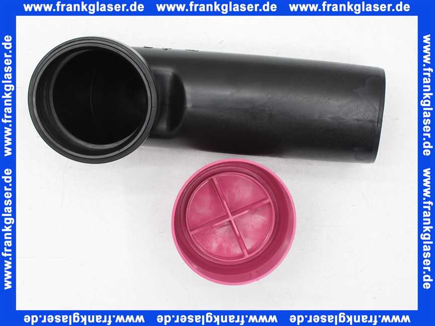 Sanit WC-Anschlussbogen 90Gr DN90 1-fach schwarz 58904000000