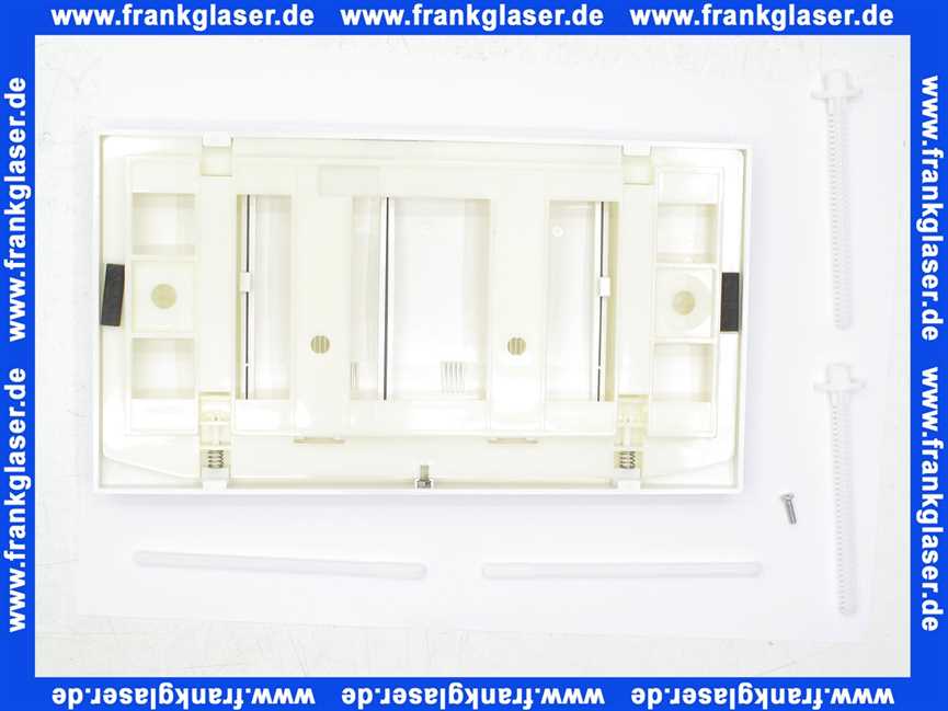 Sanit WC Betätigungsplatte für FRIABLOC Modell F 102, weiß 73307010000