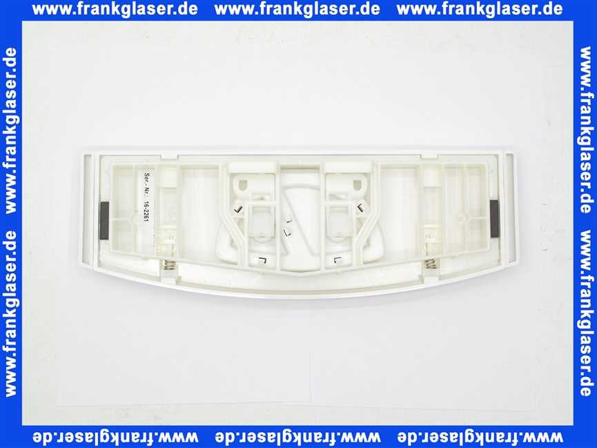 73.320.01..0000 Sanit WC Betätigungsplatte FRIABLOC Modell F 200 2-Menge,Betätigung von oben,weiß-alpin,Glanzf.