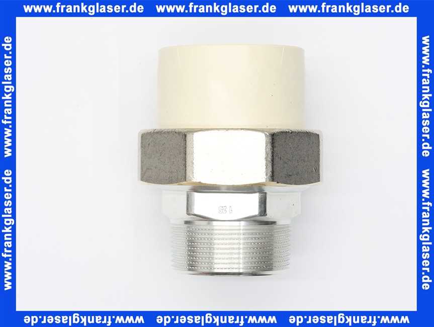 Sanit Übergangsverschraubung Außengewinde d 63xR 2,PN25/SDR 9,0 75544170000