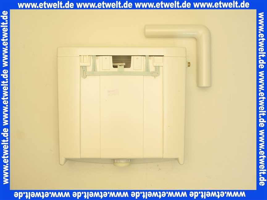 9110101S000 SANIT Spülkasten 951,6-9L, tiefhängend, ohne Eckventil,alpin-weiß