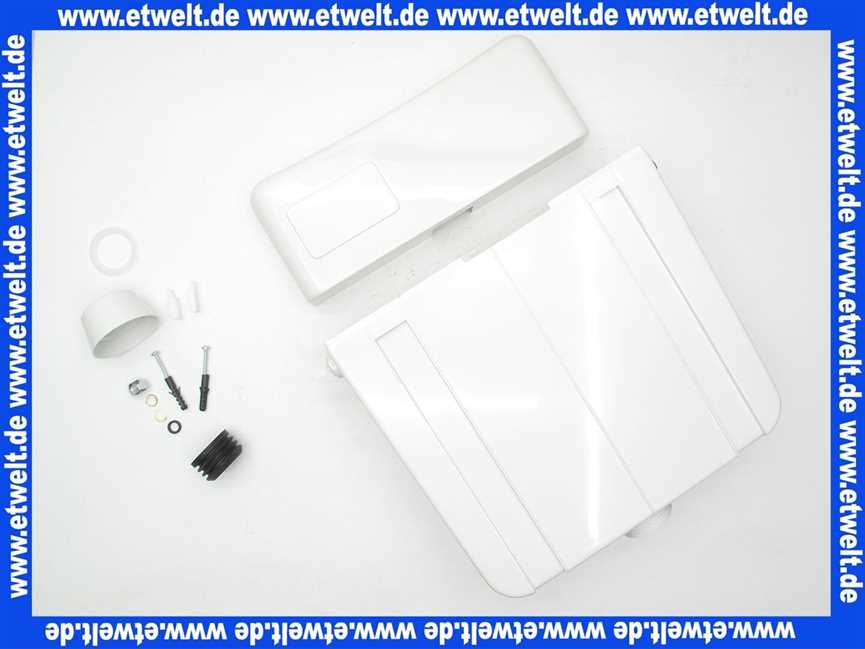 92A00010099 Sanit Junior Jet Spuelkasten weiss ohne Zugstab (Alternative zu Jomo Hydrus Hochhängespülkasten)