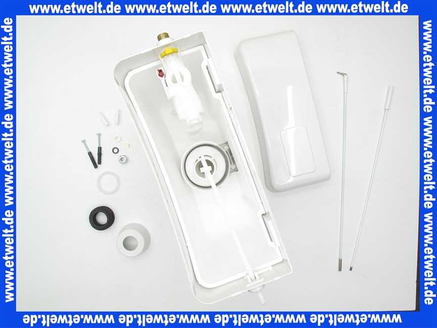 92A0001S099 Sanit Junior Jet Spuelkasten weiss komplett mit Zugstab (Alternative zu Jomo Hydrus Hochhängespülkasten)