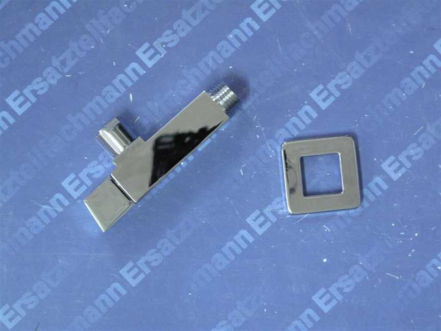 Saona Quadrat-Designeckventil 1/2 x 3/8 ohne Quetschverschraubung