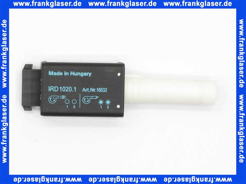 16532 Satronic Flacker-Detektor IRD1020 Axial Blau