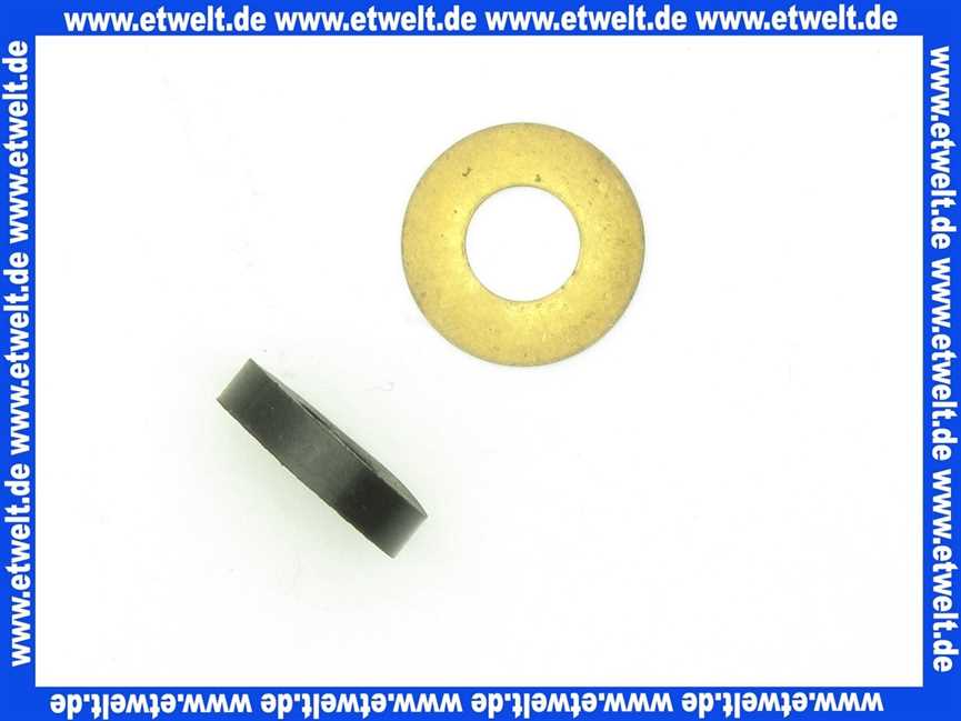 Schell Quetschdichtung 1/2 x 8mm Gummiring und MS-Unterlegscheibe