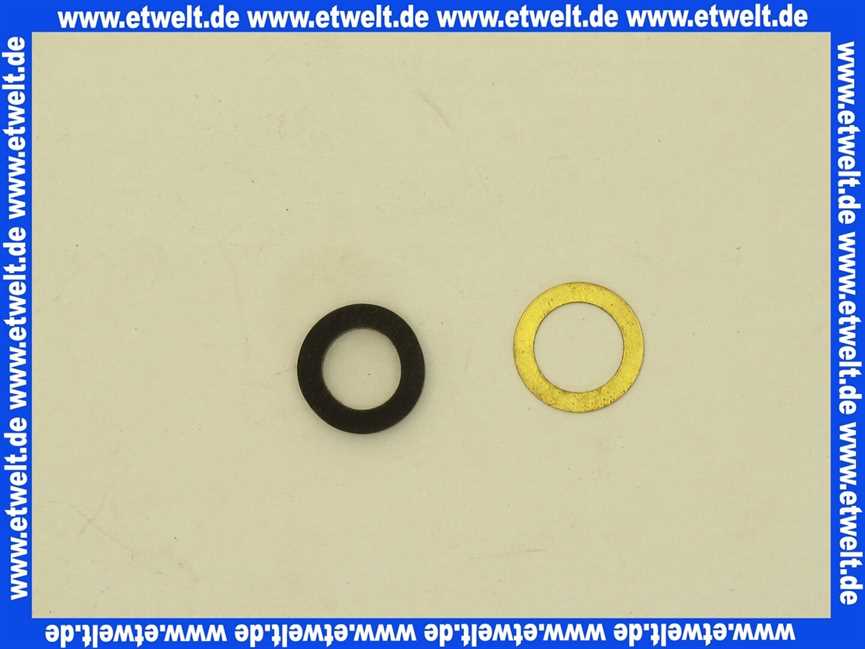 Schell Quetschdichtung 1/2 x 12mm Gummiring und MS-Unterlegscheibe