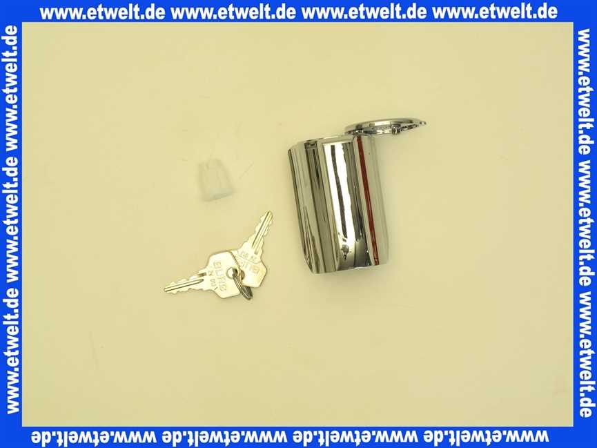 4800606 Schell Secur Santärgriff abschliessbar mit Rastbuchse 1/2 Zoll verchromt