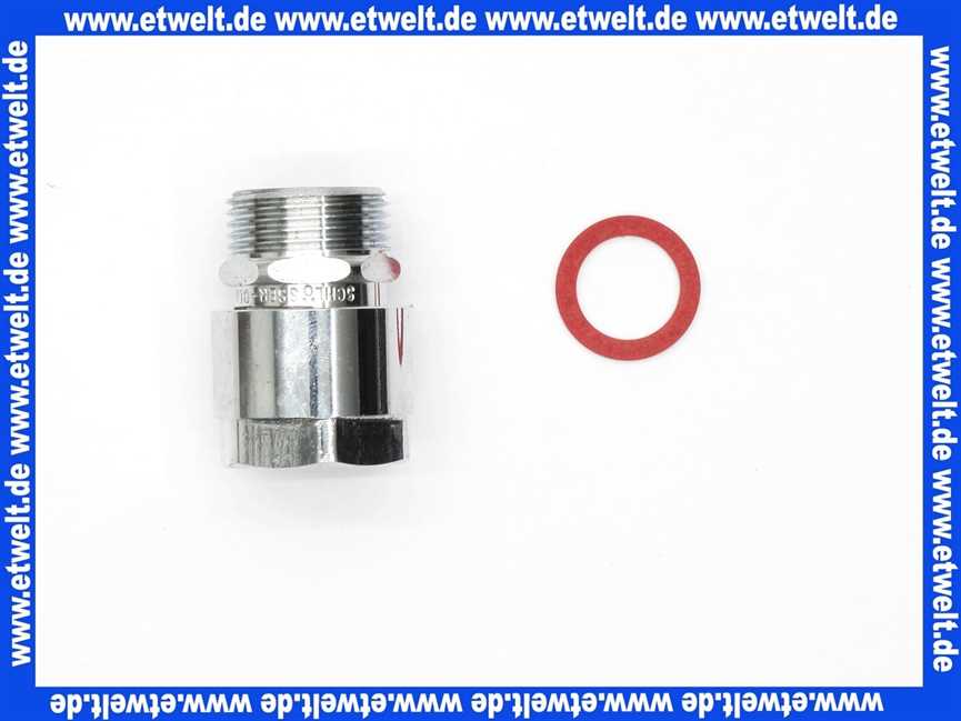 0018912050001 Schlösser Rohrbelüfter Bauf. C pol. verchromt IG 3/4x AG 3/4