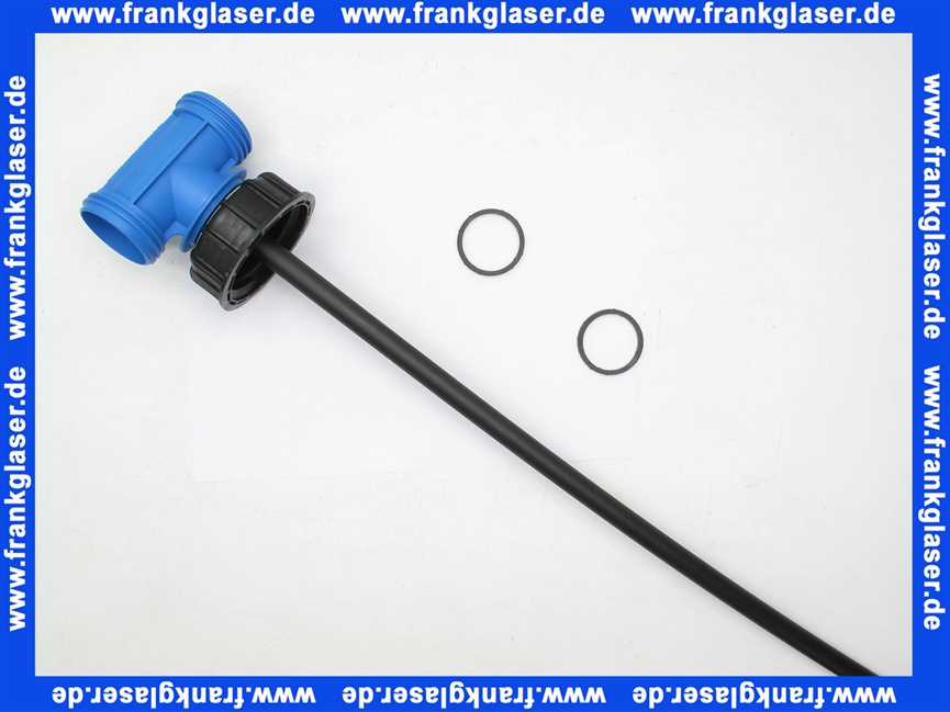 Schütz T-Stück blau 2 kompl.,Baugruppe m. Gew.buchse,Ü-Mutter,Schaumrohr 3012913