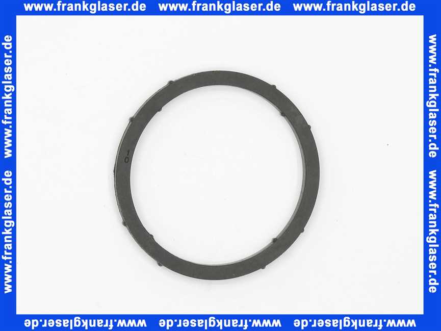 Schütz Flachdichtung NBR / 50+-5 Shore 63,25 x 54,5 x 5,5 mm schwarz f. Fülll. 314064
